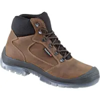 Canadian Line Sicherheitsschuh "Prado" Gr. 45, braun, 45, Obermaterial: 50% Rindsleder Leather cow. 50% Nylon NY., Schuhe, Sicherheitsschuh