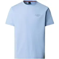 Hackett London für Herren. HM5000130 Blaues T-Shirt von Hs Club House (XL), Lässig, Baumwolle, Kurzarm