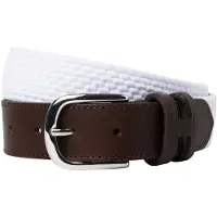 Hackett London für Herren. HM413225 Fallschirmgürtel weiß (S), Lässig, Polyester
