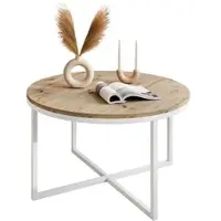 Lookway Runder Couchtisch CIRI-X Eiche Artisan Wotan Stirling