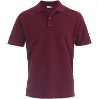 Promodoro Superior Poloshirt Herren, Burgund, S