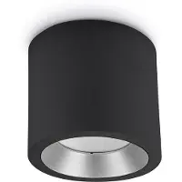 Leds-C4 Lighting Leds-C4 Cosmos - LED-Deckenleuchte für die Außenmontage Schwarz 16,8 cm 2526 lm 3000K IP65