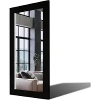 Artforma 70x200 Rechteckig Rustikal Wandspiegel mit Rahmen massivholz Eichenholz mit Beleuchtung Vertikal | Individuell Spiegel Nach Maß | PLDR225 Oak Black Gealterte Oberfläche