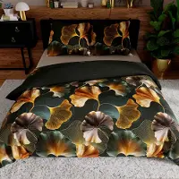 MARKIZETA HOME MARISEL Bettwäsche 160x200 cm - Satin Baumwolle, elegantes Blumenmuster