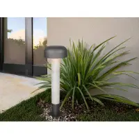 Meine Wunschleuchte LED Außen Wegeleuchte in Betonoptik Anthrazit, Garten-Wegbeleuchtung, Höhe 54cm