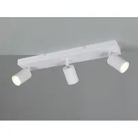 Meine Wunschleuchte Moderner LED Deckenstrahler 3-flammig Weiß für Schlafzimmer, Wohnzimmer & Flur