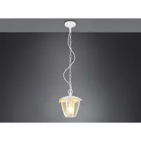 Meine Wunschleuchte LED Outdoor Hängelampe Außenlaterne Terrassenbeleuchtung & Hauseingang, 17x17cm