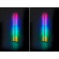 Meine Wunschleuchte LED Stehlampen dimmbar, indirekte TV & PC Gaming Beleuchtung für Wohnzimmer Ecke