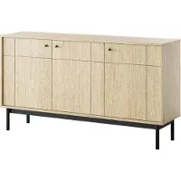 Stylmeble24 Kommode JAPIS PS K-154 – 153,5 cm – Eiche Linea