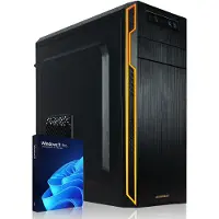 GREED Basic PC mit Intel Celeron G5905 - Computer für Büro & Home mit 3,5 GHZ, 8GB RAM - 512 GB SSD - USB3.0 - WLAN, inkl. Windows 11 Pro