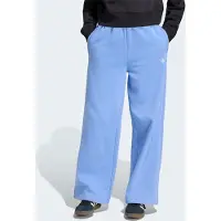 Adidas Sporthose ORIGINALS "FLEECE, WEITES BEIN", Mädchen, Gr. 170, N-Gr, blau (blau fusion,), Obermaterial: 70% Baumwolle, 30% Polyester, Hosen Sporthose