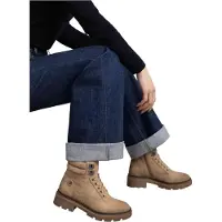 Refresh für Damen. 17318703-BEIGE Stiefelette 173187 braun (36), Wohnung, 1 bis 3 cm, Reißverschluss, Lässig, Draußen