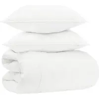 vidaXL Bettwäsche-Set 200 x 240 cm Keine Baumwolle, Bambus, Polyester