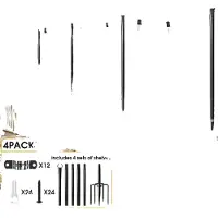 OEM Lichtmasten, höhenverstellbar, langlebige Stahlkonstruktion, 4PCS
