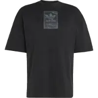 Adidas Originals T-Shirt ORIGINALS "CAMO TEE ZUNGENLABEL", Herren, Gr. S, schwarz, Obermaterial: 100% Baumwolle, Shirts T-Shirt, für Erwachsene, sportlicher Stil, ohne Verschluss, aus Baumwolle
