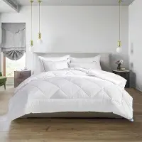 OEM Weiches 4-Jahreszeiten-Mikrofaser-Dekbed 240x260cm weiß