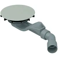 Bette BetteAir 30 Ablaufgarnitur, seitlich, Ablaufleistung 0,6 l/s, B524-410, Farbe: Silver matt