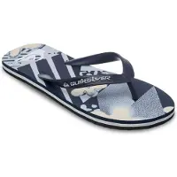 Quiksilver Sandale "Molokai Art", Herren, Gr. 7(40), blau (schwarz 6), Obermaterial: 100% Synthetik, Futter: 100% Synthetik, Laufsohle: 100% Schwammgummi., Schuhe Sandale