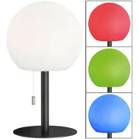 FH Lighting LED-Akku-Tischleuchte Trivento, sandschwarz