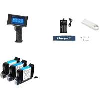 OEM Handheld Tintenstrahldrucker, schnelltrocknende Tinte, Dual-Voltage-Betrieb, Drucker mit 3 Schwarz