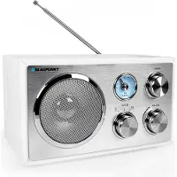 Blaupunkt RXN 180 WH, Tragbar, Analog, FM, UKW, 3 W, Silber, Weiß, Holz