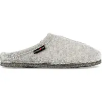 Iesse Schuh Haflinger Walktoffel Alaska Uni Weiche Pantoffel Steingraumeliert, 611001-84