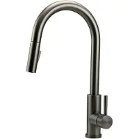 Pure.Sink Küchenarmatur PVD Gun Metal mit ausziehbarem Auslauf PS8045-61
