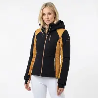 Sun Valley Skijacke Korp W Schwarz/Camel Schwarz L
