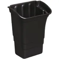 Rubbermaid Commercial Products 30.3L Refuse Bin - Black (Pack of 2)
