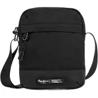 Pepe Jeans für Herren. PM0300027 Axel Umhängetasche schwarz (OSFA), Lässig, Polyester