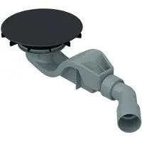 Bette BetteAir 50 Ablaufgarnitur, seitlich, Ablaufleistung 0,6 l/s, B525-403, Farbe: Smoke matt