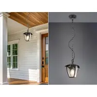 Meine Wunschleuchte LED Outdoor Hängelampe Außenlaterne Terrassenbeleuchtung Hausbeleuchtung 17x17cm
