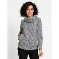 Inspirationen WITT WEIDEN Sweatshirt in grau-graphit-bedruckt | Gr.: 40