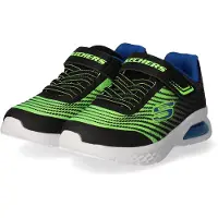 SKECHERS Low Sneaker MICROSPEC MAX 2.0 Kinder Synthetik Schwarz Größe: 27