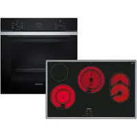 Siemens EQ214KA01Z, Keramik, 4 Zone(n), Glaskeramik, Schwarz, Berührung, 79,5 cm