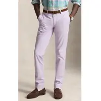 Ralph Lauren für Herren. 710B22623003 Chino-Hose Greenwich Slim Fit rosa (30/32), Lässig, Baumwolle, Klassisch
