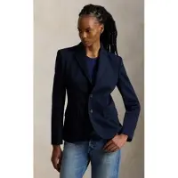 Ralph Lauren für Damen. 211B16851001 Klassische Americana marineblau (44), Lässig, Polyester