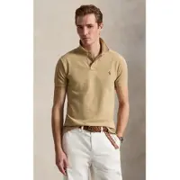 Ralph Lauren für Herren. 710536856511 Slim Fit Piqué-Poloshirt beige (M), Lässig, Baumwolle, Kurzarm