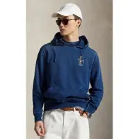 Ralph Lauren für Herren. 710B18563001 Sudadera de rizo con capucha y Polo Bear marino (XL), Lässig, Baumwolle, Langarm, Marine