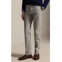 Ralph Lauren für Herren. 710B22623004 Chinohose Greenwich Slim Fit grau, beige (30/34), Lässig, Baumwolle, Klassisch