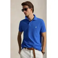 Ralph Lauren für Herren. 710534735518 Das ikonische blaue Piqué-Poloshirt (XXL), Lässig, Baumwolle, Kurzarm