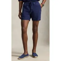 Ralph Lauren für Herren. 710B20471002 Lateef Classic Fit Shorts marineblau (S), Lässig, Leinen