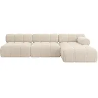 ALTDECOR Modulares Sofa Ecksofa in L-Form - Razon-L2 - 285x160x70 cm Beige Corner modular Sofa Eckcouch Couch Wohnlandschaft Cauchsofa Polstersofa
