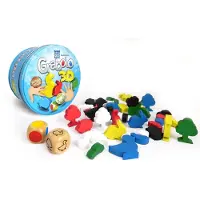 BON'A PARTE Grabolo 3D Gesellschaftsspiel Holz in der Blechdose 12x12x6cm STRAGOO