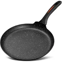 Royalty Line RL-FQN28: Crêpepfanne aus geschmiedetem Aluminium mit Marmor-Effekt-Beschichtung