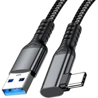 INF USB-C Datenkabel 10Gbps geflochten 1.5/3/5m für VR und CarPlay 5 m