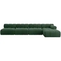 ALTDECOR Modulares Sofa Ecksofa in L-Form - Razon-L3 - 380x160x70 cm Grün Corner modular Sofa Eckcouch Couch Wohnlandschaft Cauchsofa Polstersofa