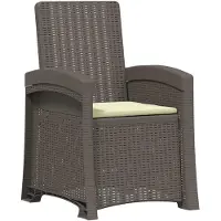 vidaXL Liegesessel Garten Rattan-Optik 2 stk. Hellgrau und Creme PP
