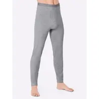 Witt Lange Unterhose "Hose lang Hose lang 2 Stück", Herren, Gr. 6, 2 Stk., Feinripp, schwarz, grau, meliert, Feinripp, , Unterhosen Lange Unterhose