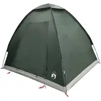 vidaXL Campingzelt 2 Personen Armeegrün Polyester und Stahl
